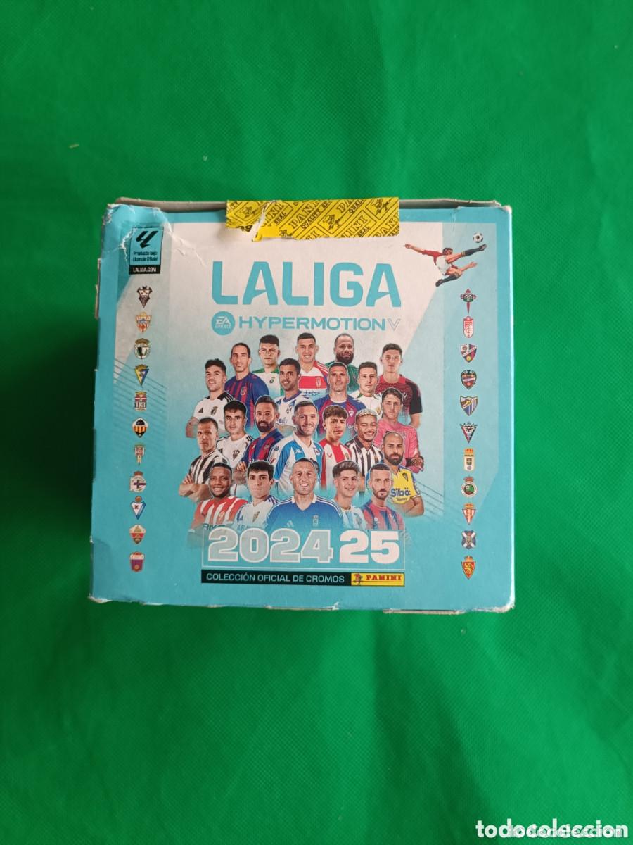 Football Stickers: Caja La liga Hipermotion 2024-25 cerrada de 50 sobres Panini