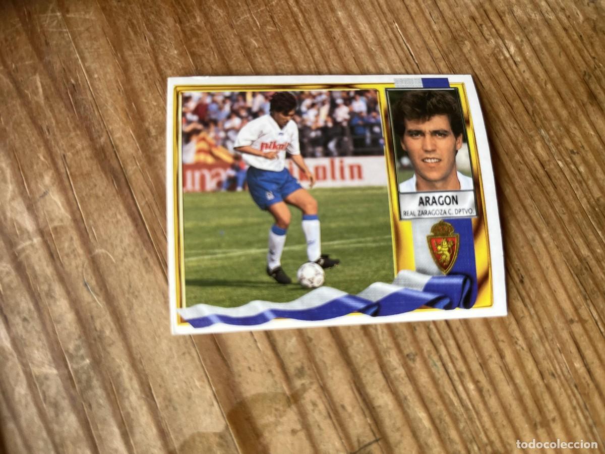 Cromos de f&uacute;tbol: CROMO SIN PEGAR NUNCA PEGADO ALBUM LIGA ESTE 95 96 1995 1996 REAL ZARAGOZA ARAGON