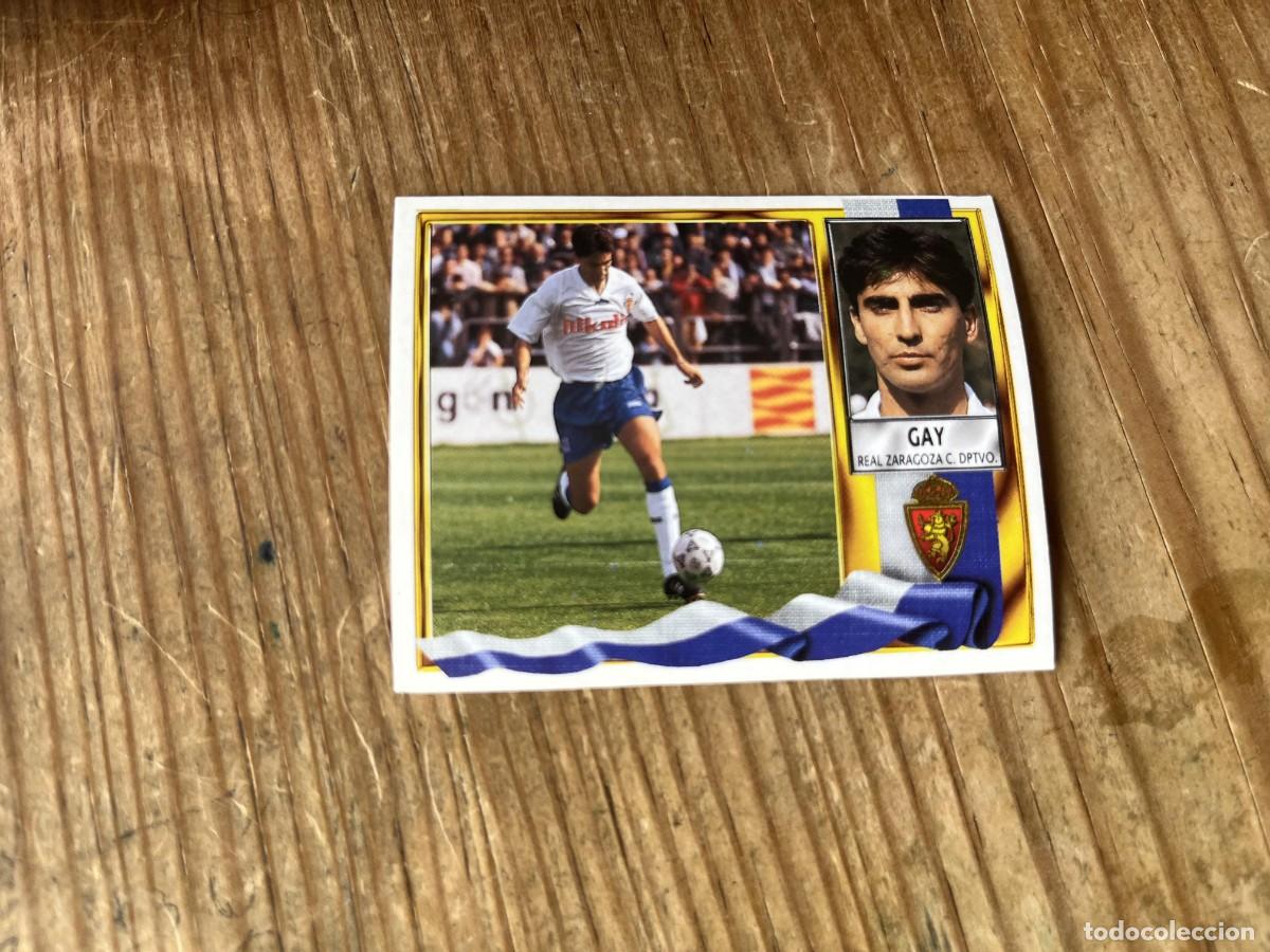 Cromos de f&uacute;tbol: CROMO SIN PEGAR NUNCA PEGADO ALBUM LIGA ESTE 95 96 1995 1996 REAL ZARAGOZA GAY