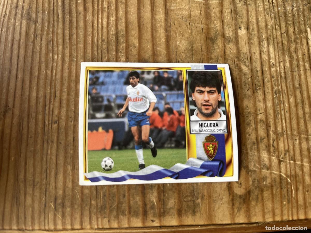Cromos de f&uacute;tbol: CROMO SIN PEGAR NUNCA PEGADO ALBUM LIGA ESTE 95 96 1995 1996 REAL ZARAGOZA HIGUERA