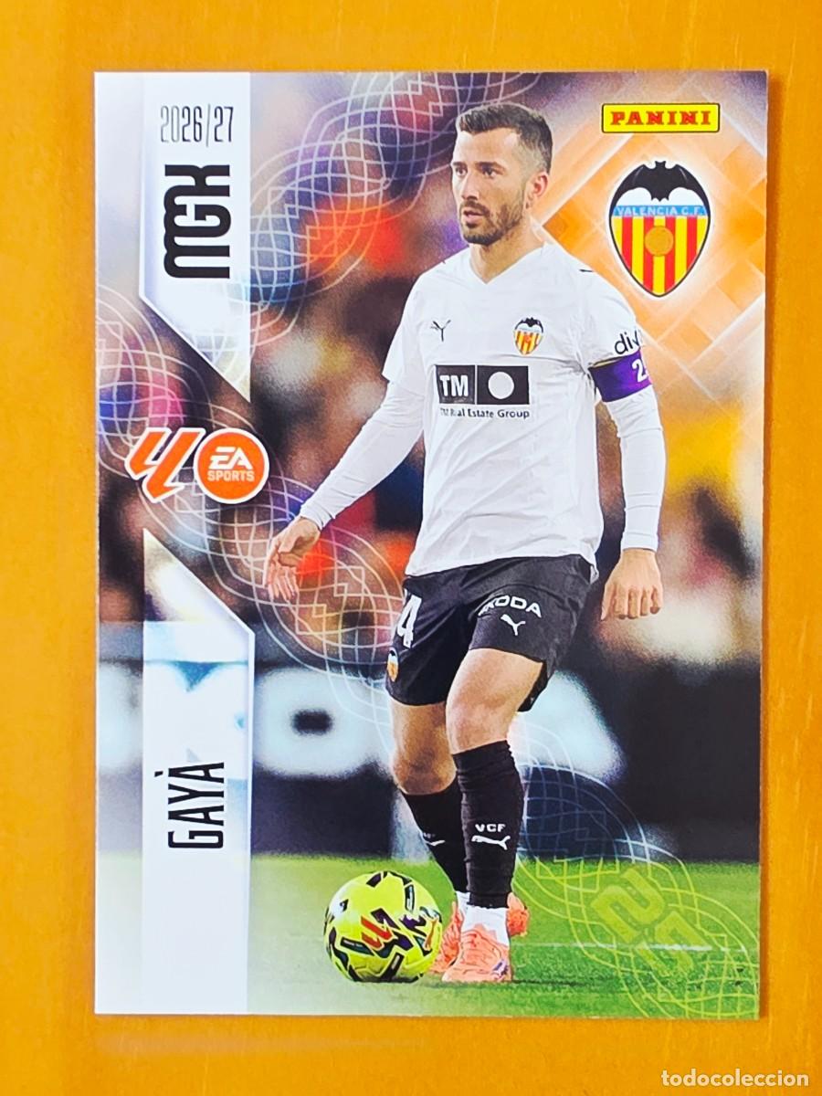 Cromos de f&uacute;tbol: 351 Jos&eacute; Luis Gay&aacute;, Valencia CF, Panini Megacracks MGK 2026 2027 26 27