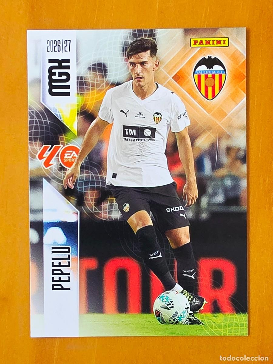 Cromos de f&uacute;tbol: 352 Pepelu, Valencia CF, Panini Megacracks MGK 2026 2027 26 27