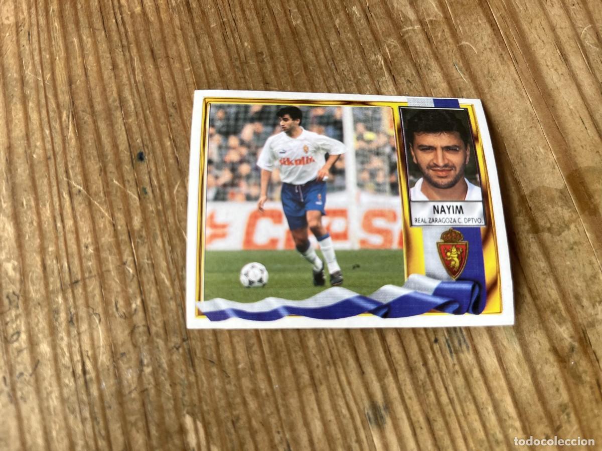 Cromos de f&uacute;tbol: CROMO SIN PEGAR NUNCA PEGADO ALBUM LIGA ESTE 95 96 1995 1996 REAL ZARAGOZA NAYIM