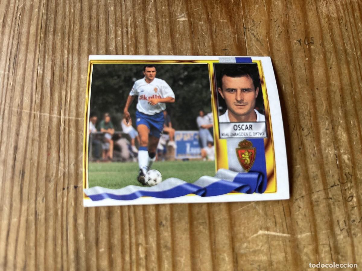Cromos de f&uacute;tbol: CROMO SIN PEGAR NUNCA PEGADO ALBUM LIG&Ccedil;A ESTE 95 96 1995 1996 REAL ZARAGOZA OSCAR