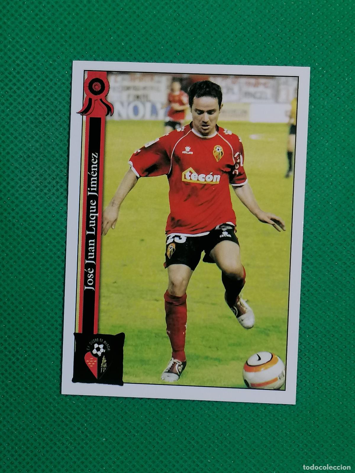 Cromos de f&uacute;tbol: 983 LUQUE CIUDAD DE MURCIA ⚽ MUNDICROMO LAS FICHAS DE LA LIGA 05 06 2005 2006 ⚽