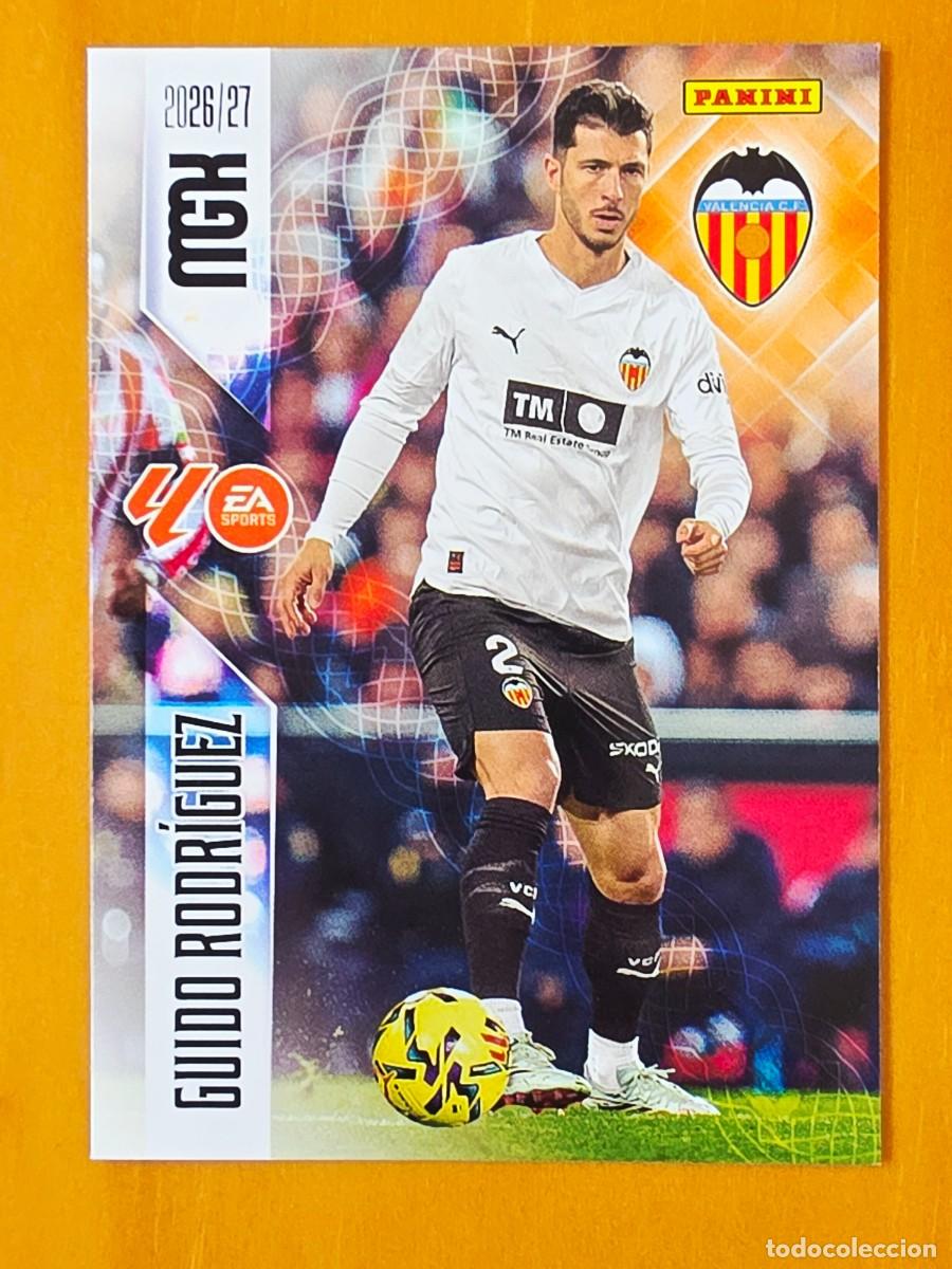 Cromos de f&uacute;tbol: 353 Guido Rodr&iacute;guez, Valencia CF, Panini Megacracks MGK 2026 2027 26 27