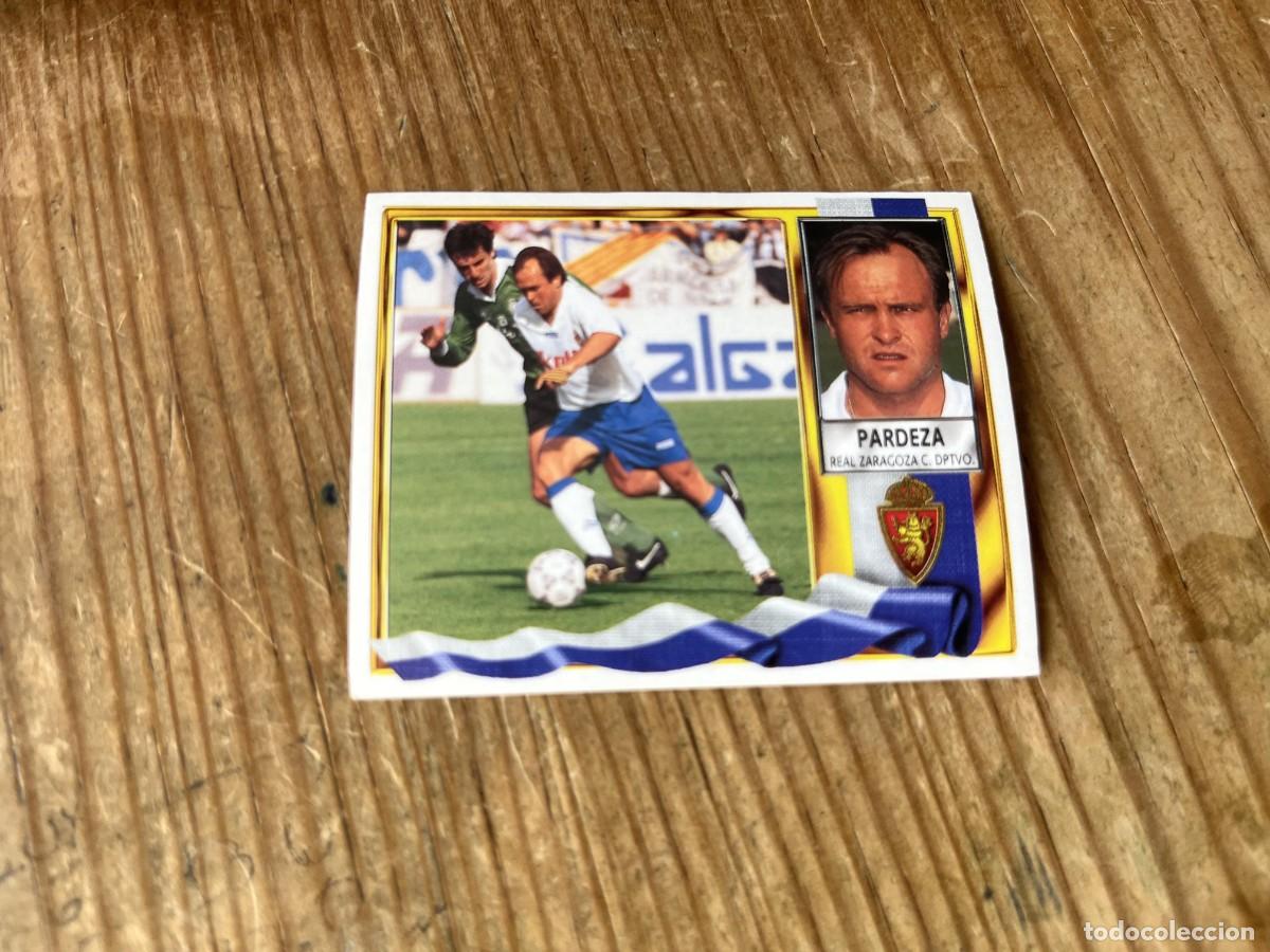Cromos de f&uacute;tbol: CROMO SIN PEGAR NUNCA PEGADO ALBUM LIGA ESTE 95 96 1995 1996 REAL ZARAGOZA PARDEZA