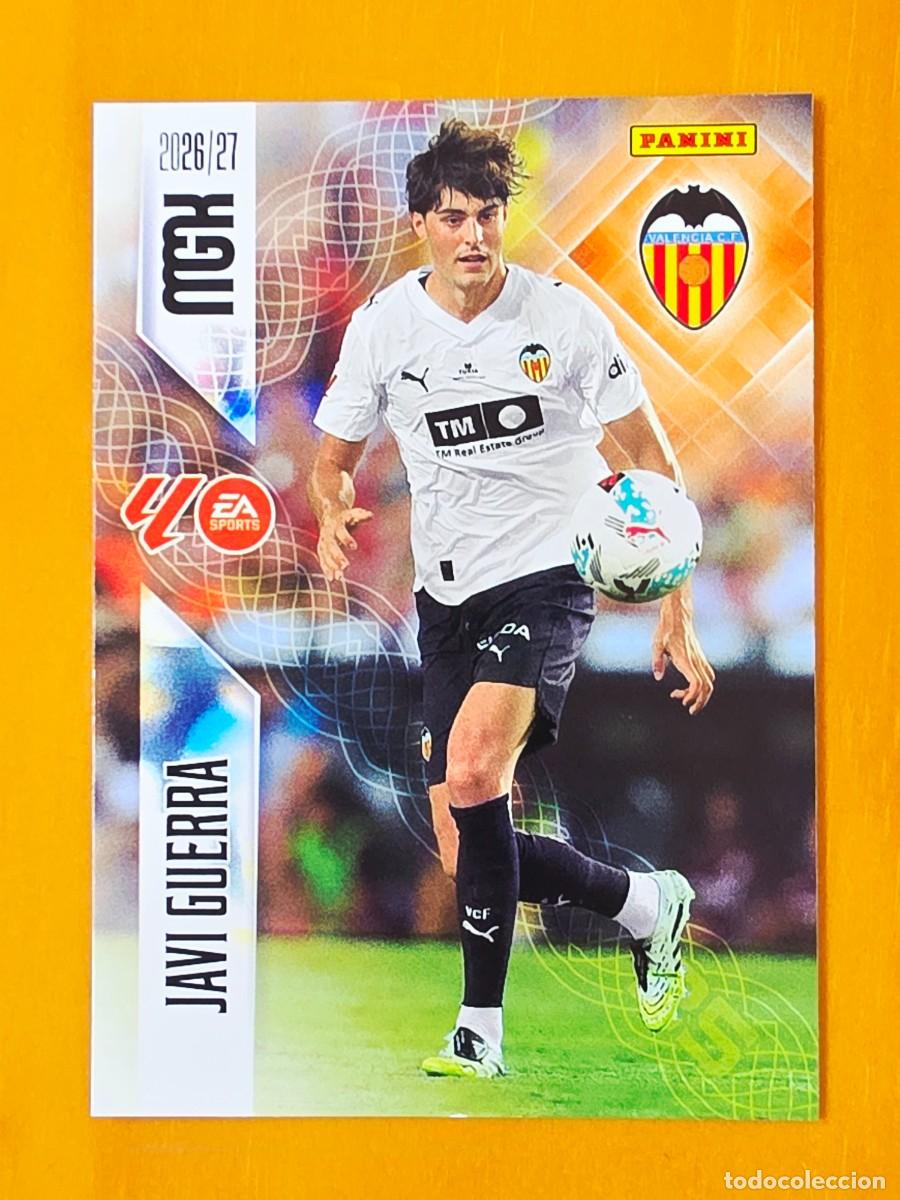 Cromos de f&uacute;tbol: 354 Javi Guerra, Valencia CF, Panini Megacracks MGK 2026 2027 26 27