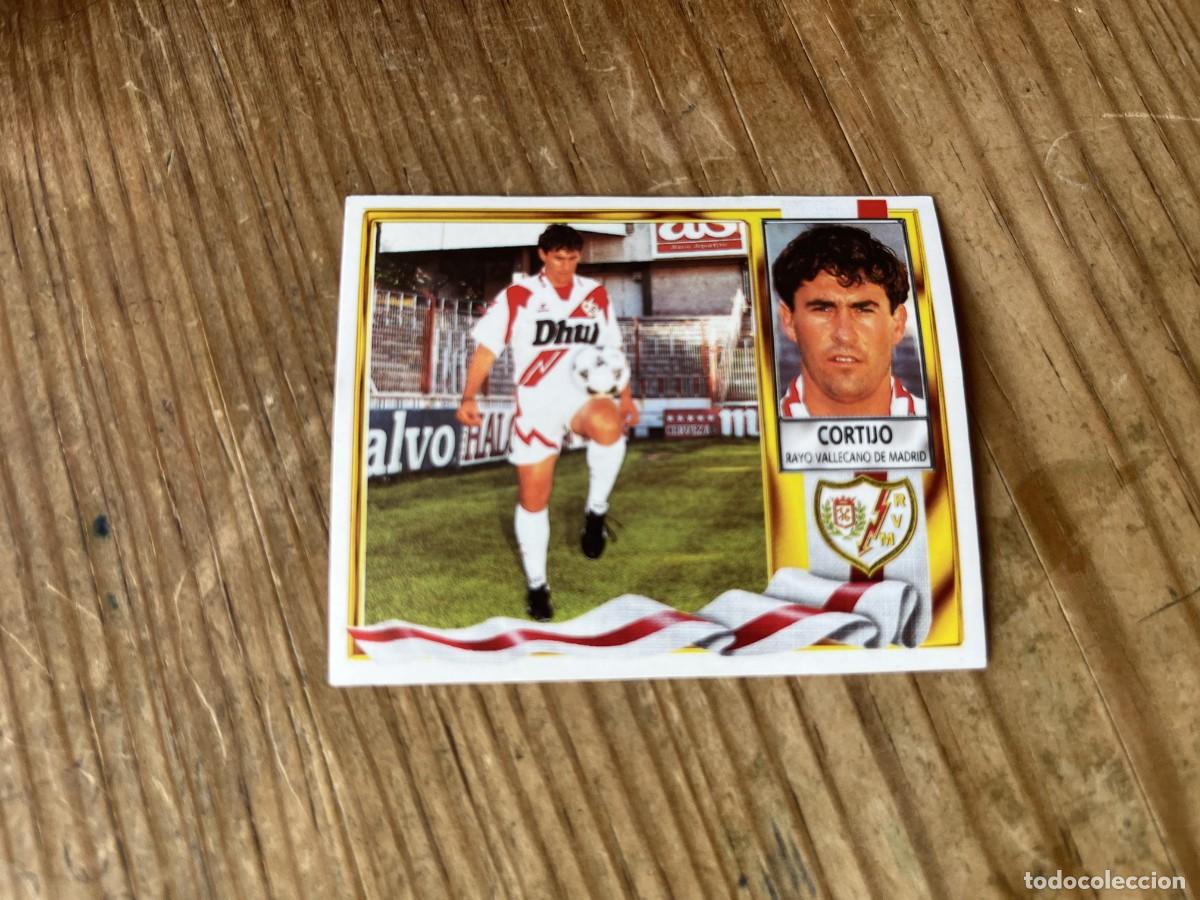 Cromos de f&uacute;tbol: CROMO SIN PEGAR NUNCA PEGADO ALBUM LIG&Ccedil;A ESTE 95 96 1995 1996 FICHAJES # 6 CORTIJO RAYO VALLECANO