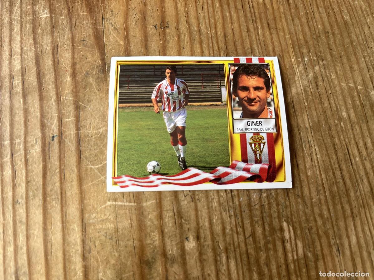 Cromos de f&uacute;tbol: CROMO SIN PEGAR NUNCA PEGADO ALBUM LIG&Ccedil;A ESTE 95 96 1995 1996 FICHAJES # 15 GINER SPORTING GIJON