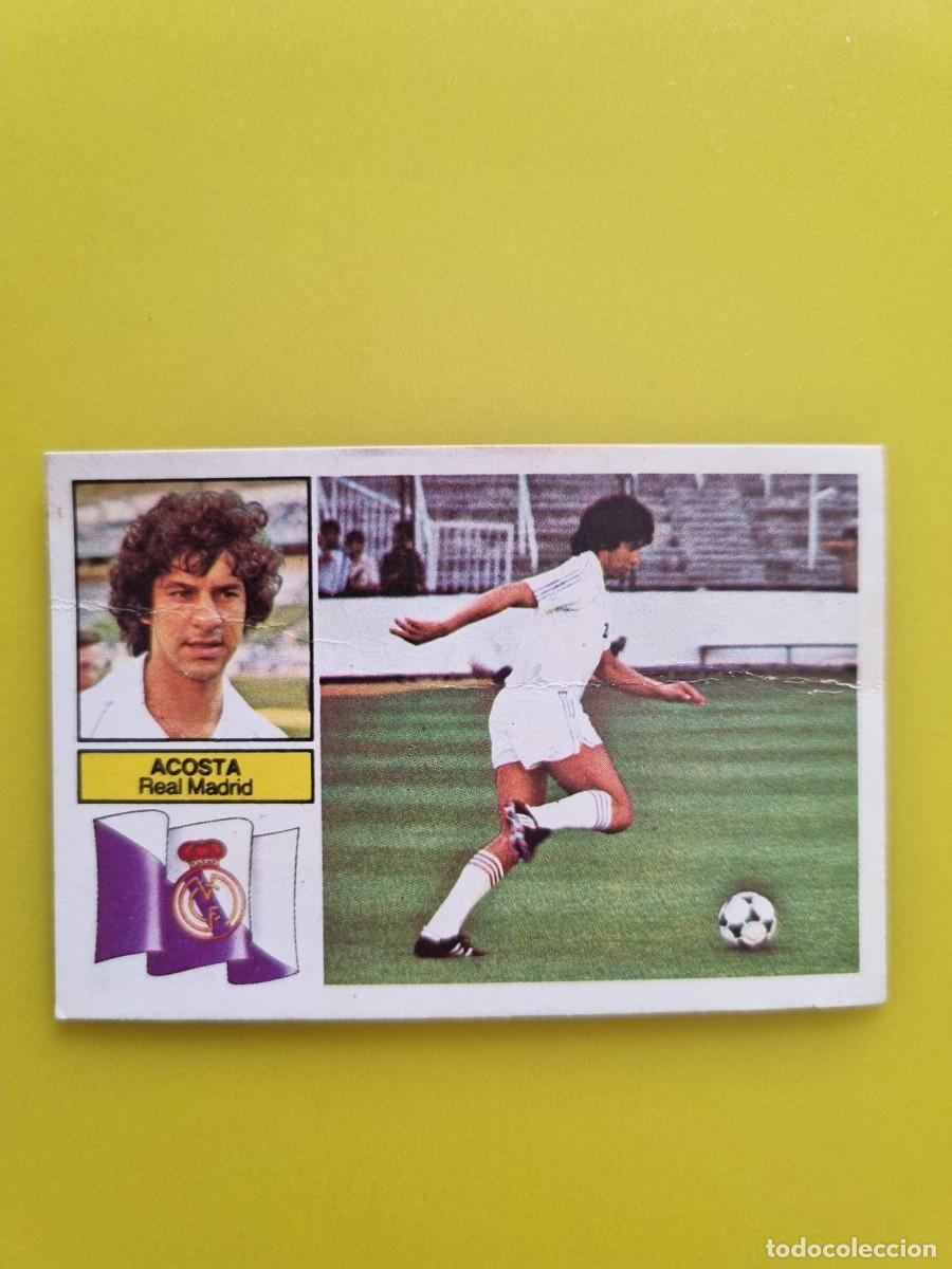 Cromos de f&uacute;tbol: CROMO F&Uacute;TBOL LIGA ESTE 82 83 1982 1983 ACOSTA REAL MADRID AR926