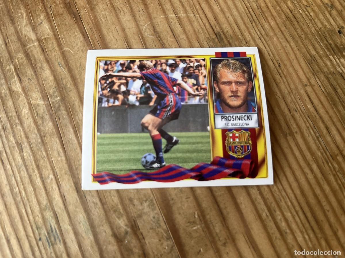 Cromos de f&uacute;tbol: CROMO SIN PEGAR NUNCA PEGADO ALBUM LIG&Ccedil;A ESTE 95 96 1995 1996 COLOCA PROSINECKI BARCELONA
