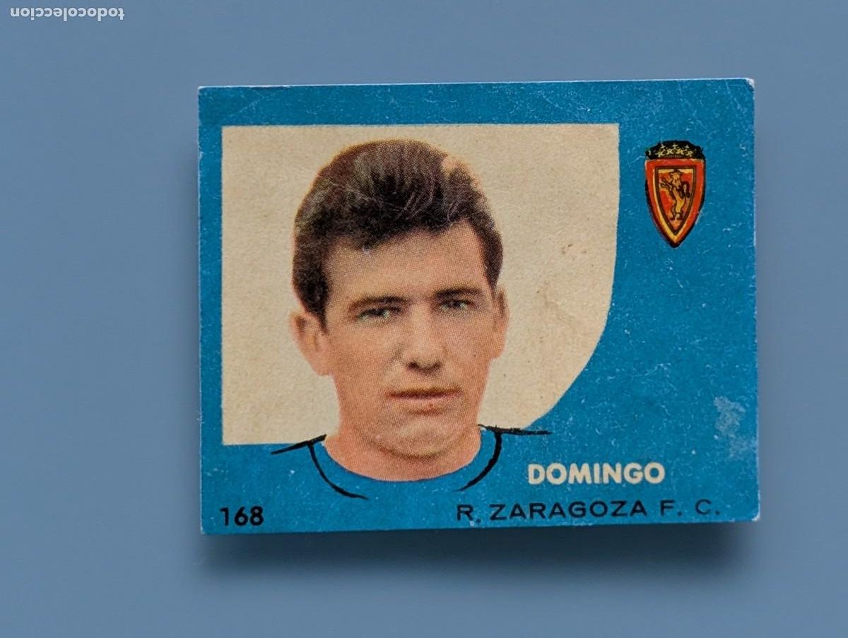 Cromos de f&uacute;tbol: RARO CROMO DOMINGO ZARAGOZA ALBUM CAMPEONES 1958 BRUGUERA 1959 FOOTBALL 58/59 FUTBOL ARAGON