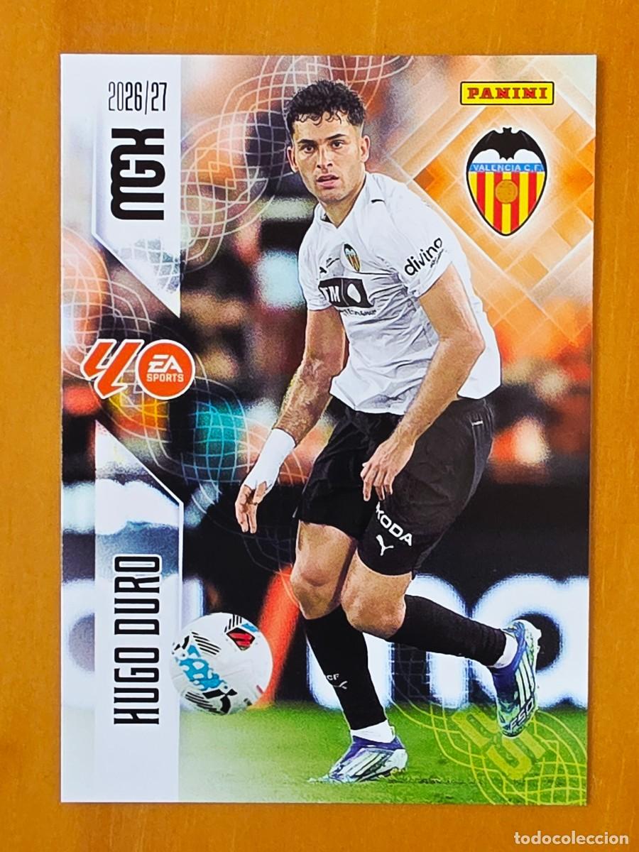 Cromos de f&uacute;tbol: 358 Hugo Duro, Valencia CF, Panini Megacracks MGK 2026 2027 26 27
