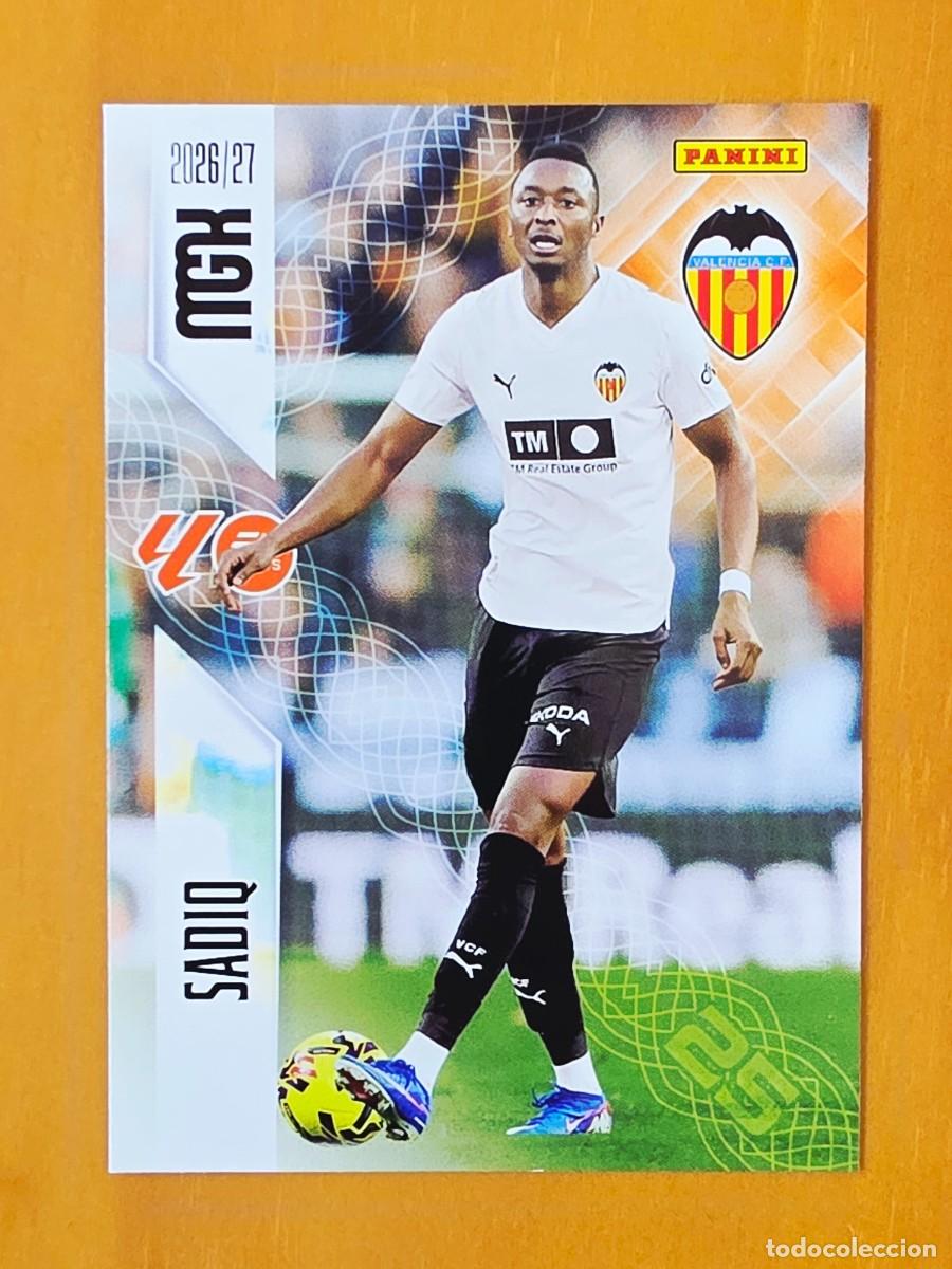 Cromos de f&uacute;tbol: 360 Umar Sadiq, Valencia CF, Panini Megacracks MGK 2026 2027 26 27