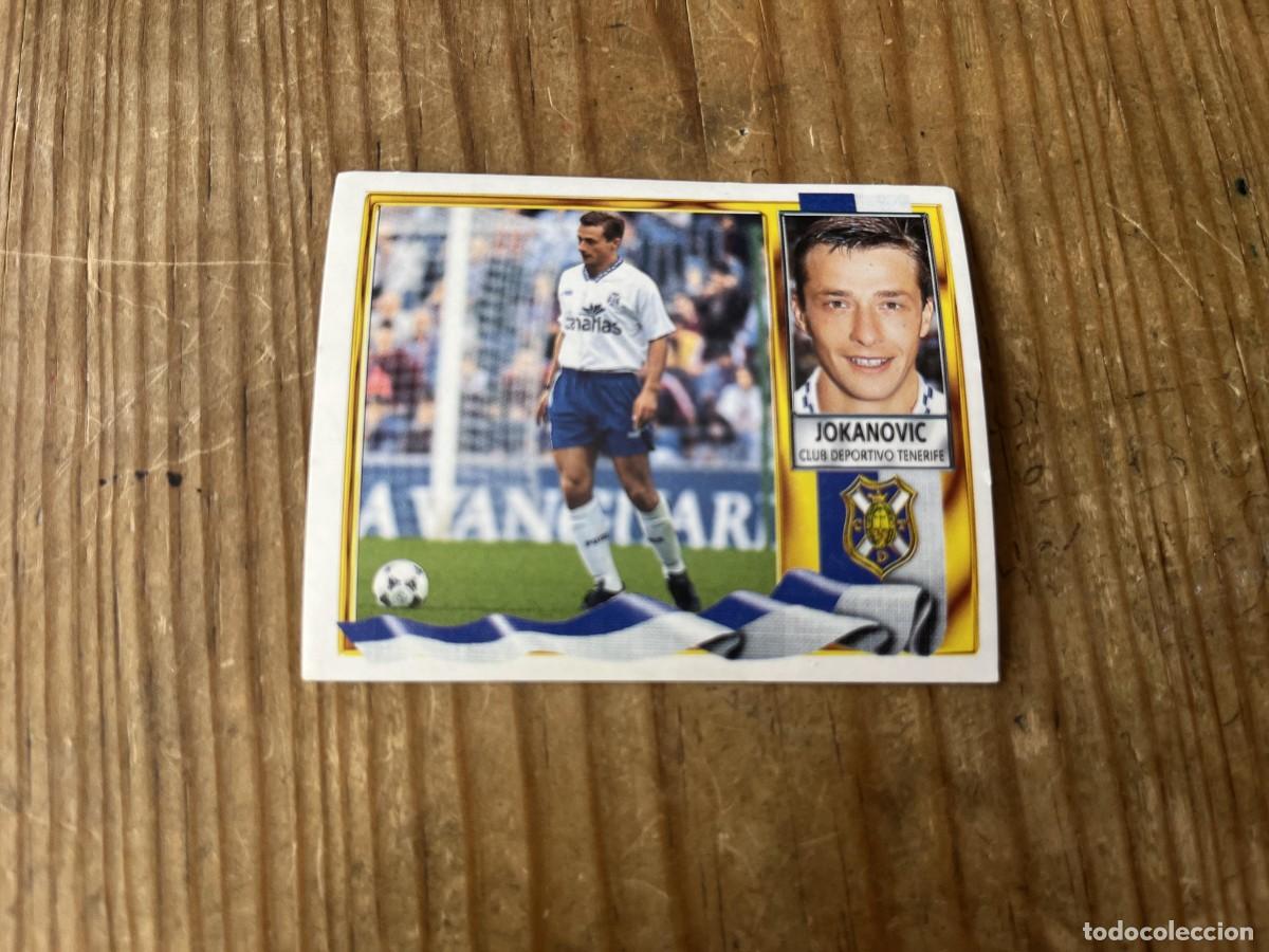Cromos de f&uacute;tbol: CROMO SIN PEGAR NUNCA PEGADO ALBUM LIG&Ccedil;A ESTE 95 96 1995 1996 COLOCA JOKANOVIC TENERIFE