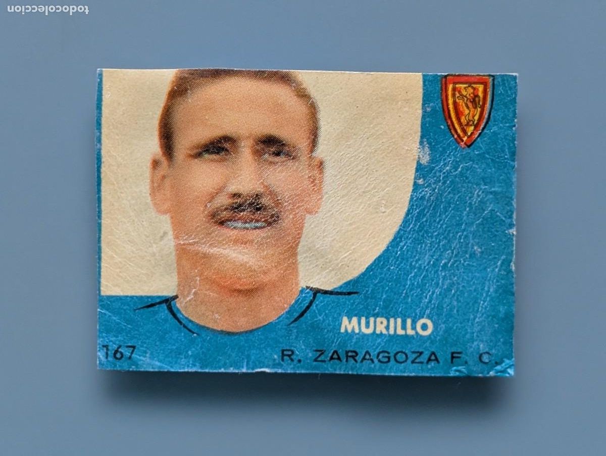 Cromos de f&uacute;tbol: RARO CROMO MURILLO ZARAGOZA ALBUM CAMPEONES 1958 BRUGUERA 1959 FOOTBALL 58/59 FUTBOL ARAGON