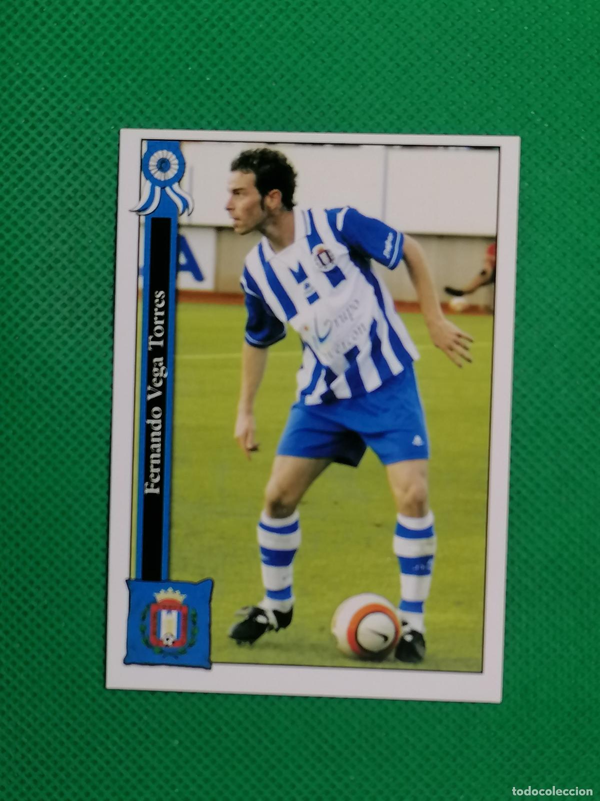 Cromos de f&uacute;tbol: 1047 FERNANDO VEGA DEPORTIVA ⚽ MUNDICROMO LAS FICHAS DE LA LIGA 05 06 2005 2006 ⚽