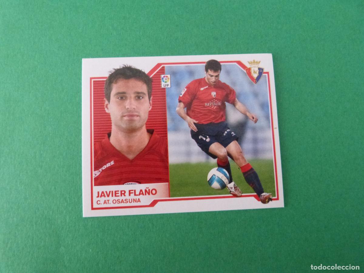 Cromos de f&uacute;tbol: CROMO DE FUTBOL JAVIER FLA&Ntilde;O AT. OSASUNA SIN PEGAR LIGA ESTE 2007-2008/07-08