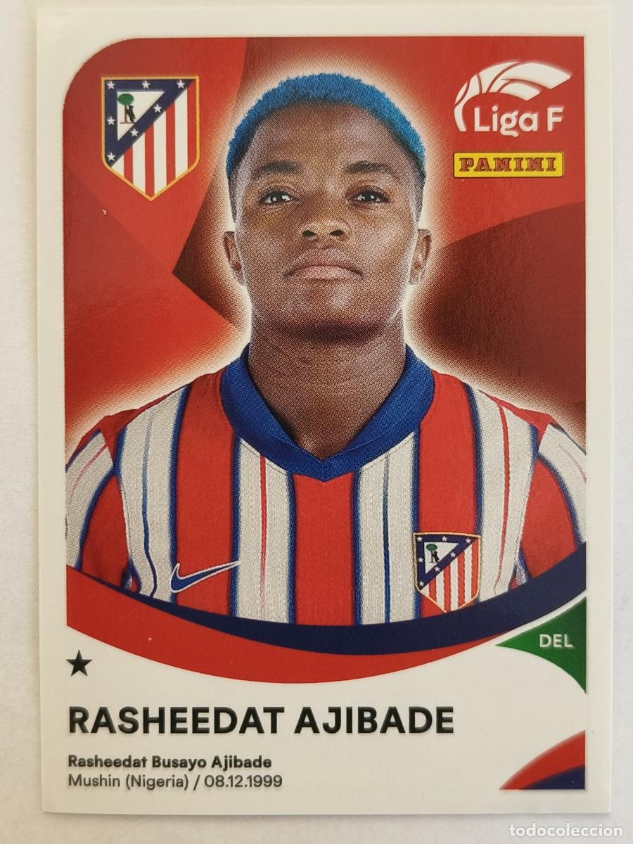 Cromos de f&uacute;tbol: #39 RASHEEDAT AJIBADE (ATLETICO DE MADRID) LIGA F 2024/2025 PANINI