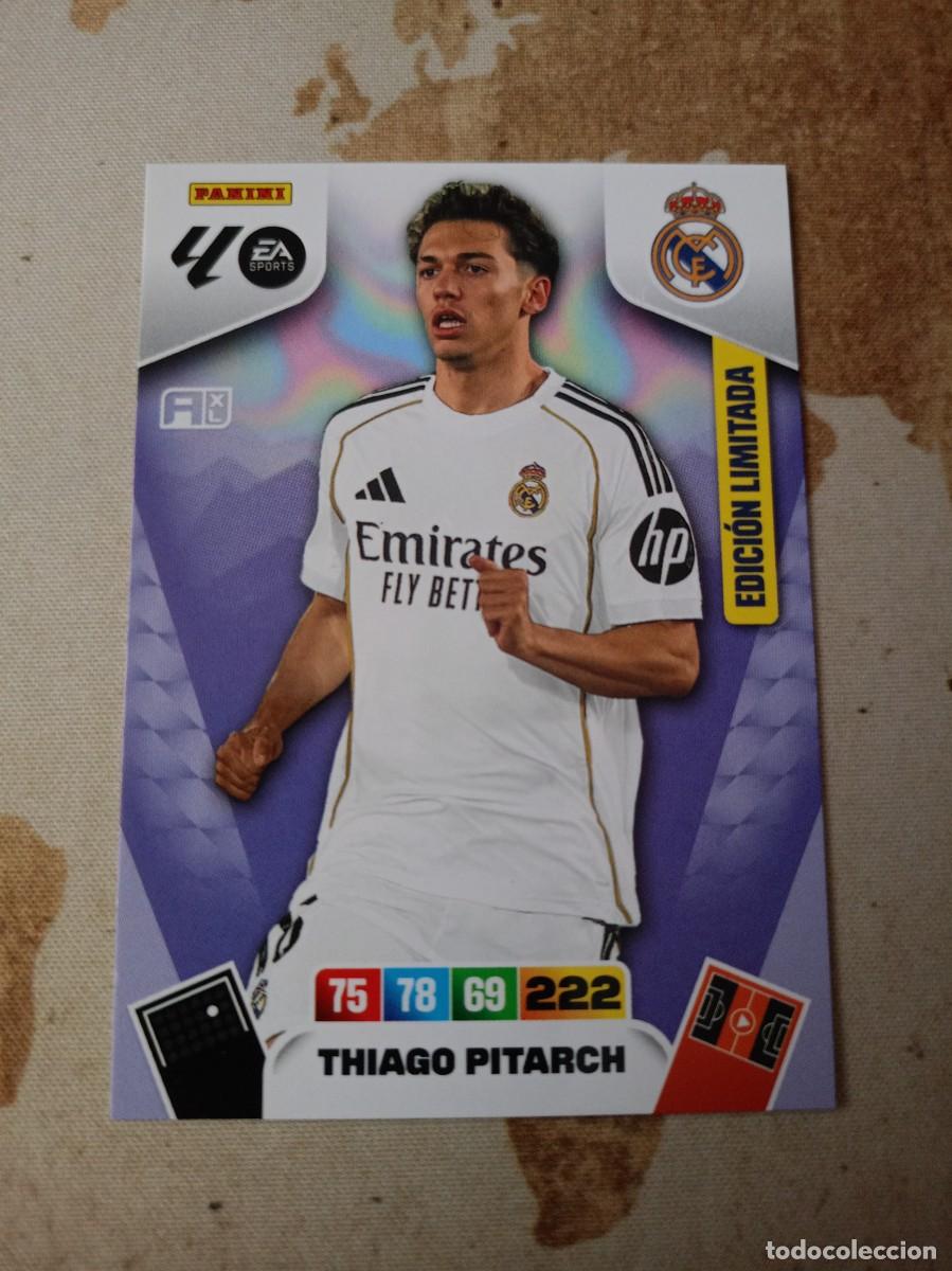 Cromos de f&uacute;tbol: Edici&oacute;n Limitada THIAGO PITARCH Adrenalyn 2025-26