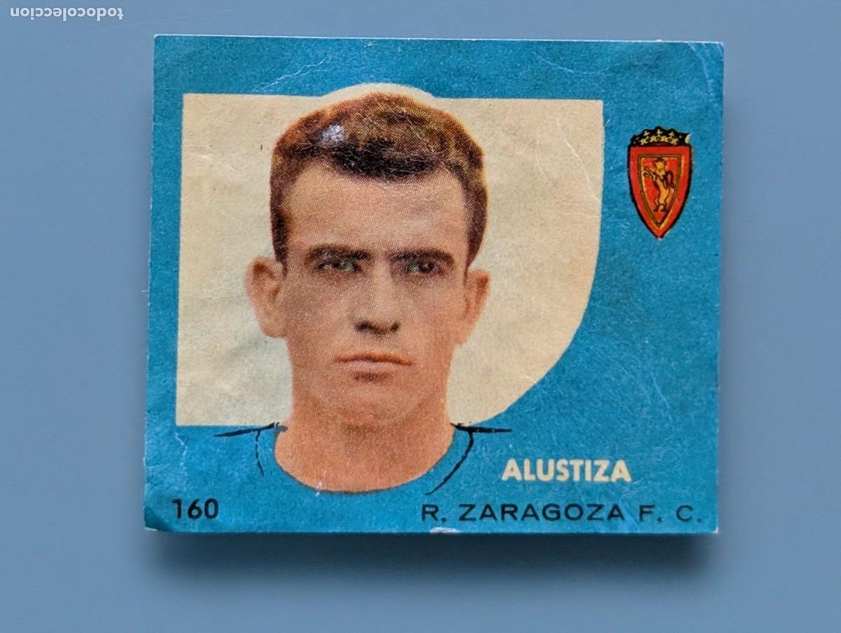 Cromos de f&uacute;tbol: RARO CROMO ALUSTIZA ZARAGOZA ALBUM CAMPEONES 1958 BRUGUERA 1959 FOOTBALL 58/59 FUTBOL ARAGON