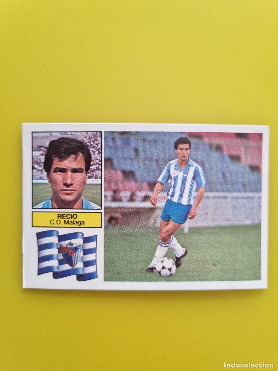 Cromos de f&uacute;tbol: CROMO F&Uacute;TBOL LIGA ESTE 82 83 1982 1983 RECIO CD M&Aacute;LAGA AR926