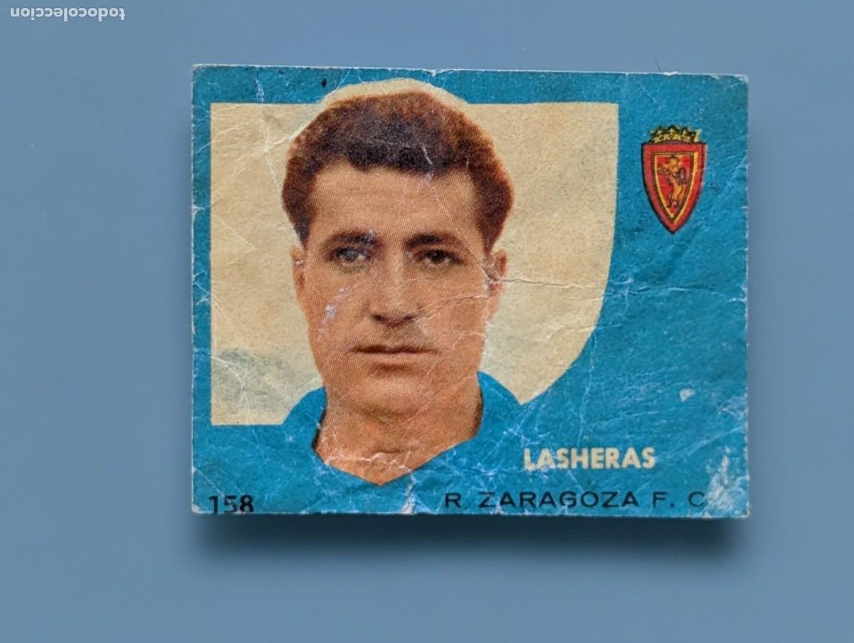 Cromos de f&uacute;tbol: RARO CROMO LASHERAS ZARAGOZA ALBUM CAMPEONES 1958 BRUGUERA 1959 FOOTBALL 58/59 FUTBOL ARAGON