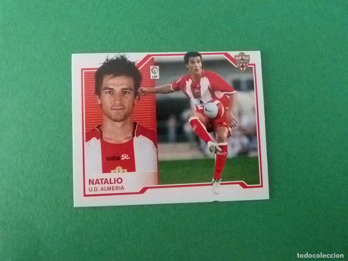 Cromos de f&uacute;tbol: CROMO DE FUTBOL NATALIO U.D. ALMERIA SIN PEGAR LIGA ESTE 2007-2008/07-08