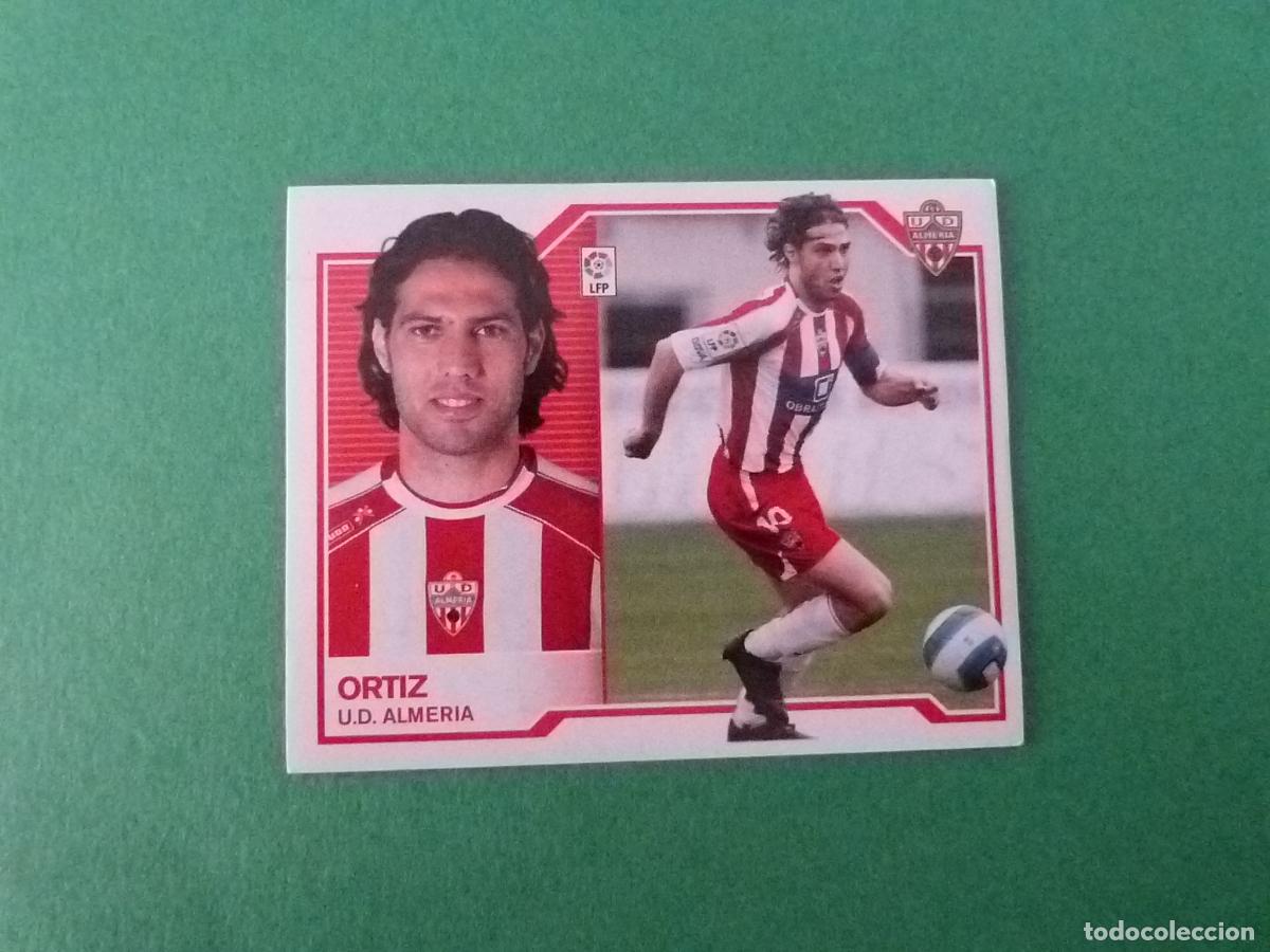 Cromos de f&uacute;tbol: CROMO DE FUTBOL ORTIZ U.D. ALMERIA SIN PEGAR LIGA ESTE 2007-2008/07-08