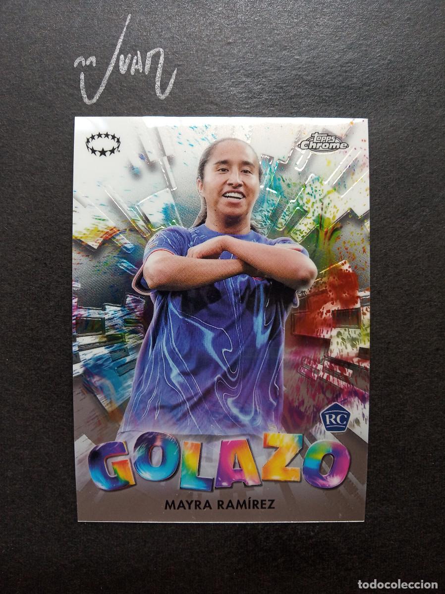 Cromos de f&uacute;tbol: G 16 GOLAZO ROOKIE MAYRA RAMIREZ CHELSEA COLOMBIA ⚽ TOPPS &reg; CHROME WOMEN CHAMPIONS 2024 2025 24 25