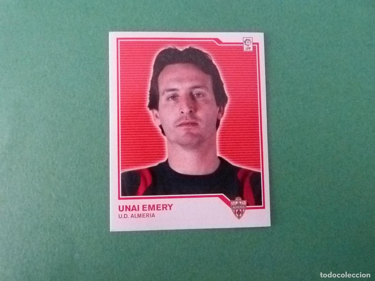 Cromos de f&uacute;tbol: CROMO DE FUTBOL UNAI EMERY U.D. ALMERIA SIN PEGAR LIGA ESTE 2007-2008/07-08