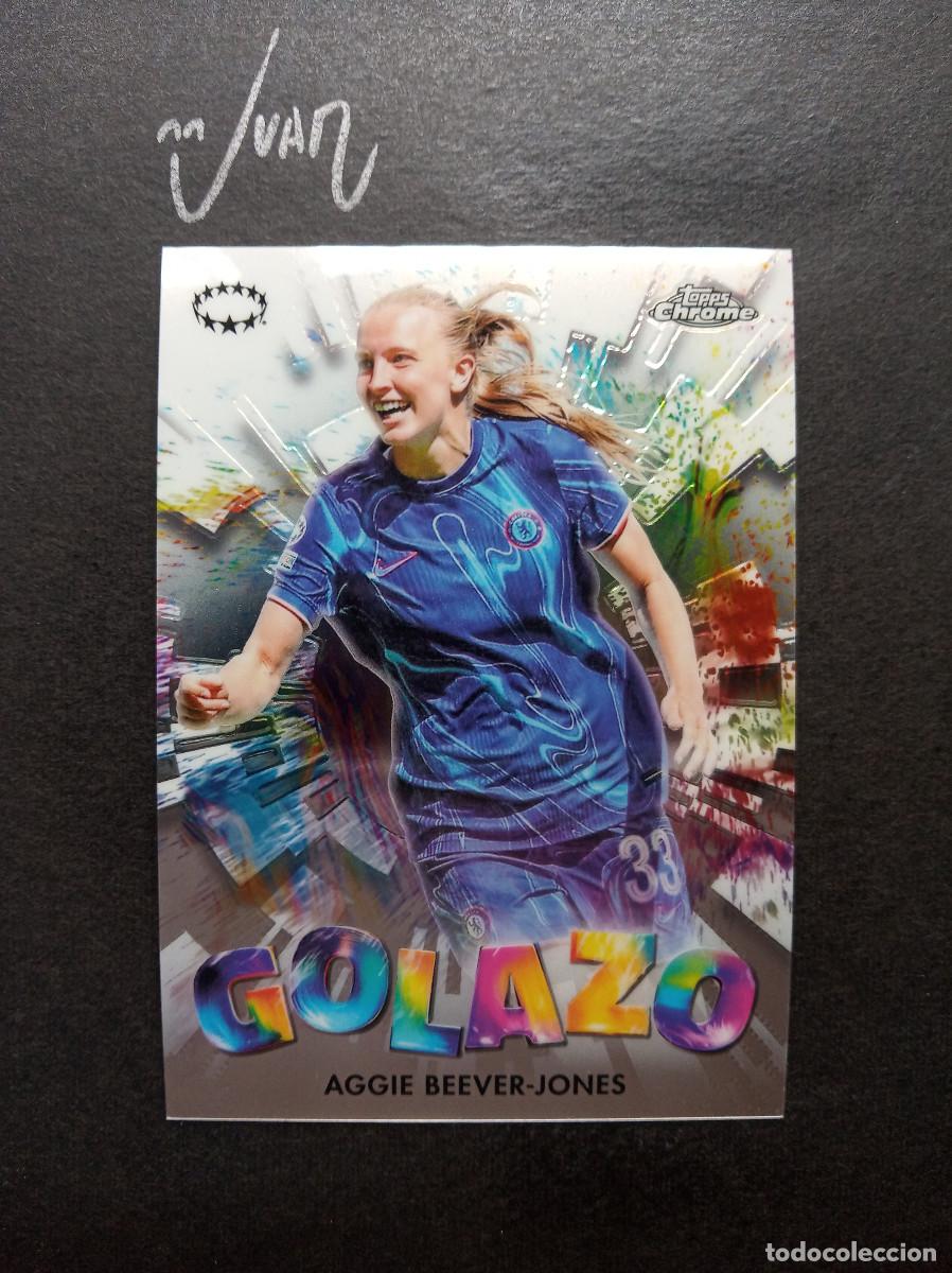 Cromos de f&uacute;tbol: G 12 GOLAZO AGGIE BEEVER JONES CHELSEA INGLATERRA ⚽ TOPPS &reg; CHROME WOMEN CHAMPIONS 2024 2025 24 25