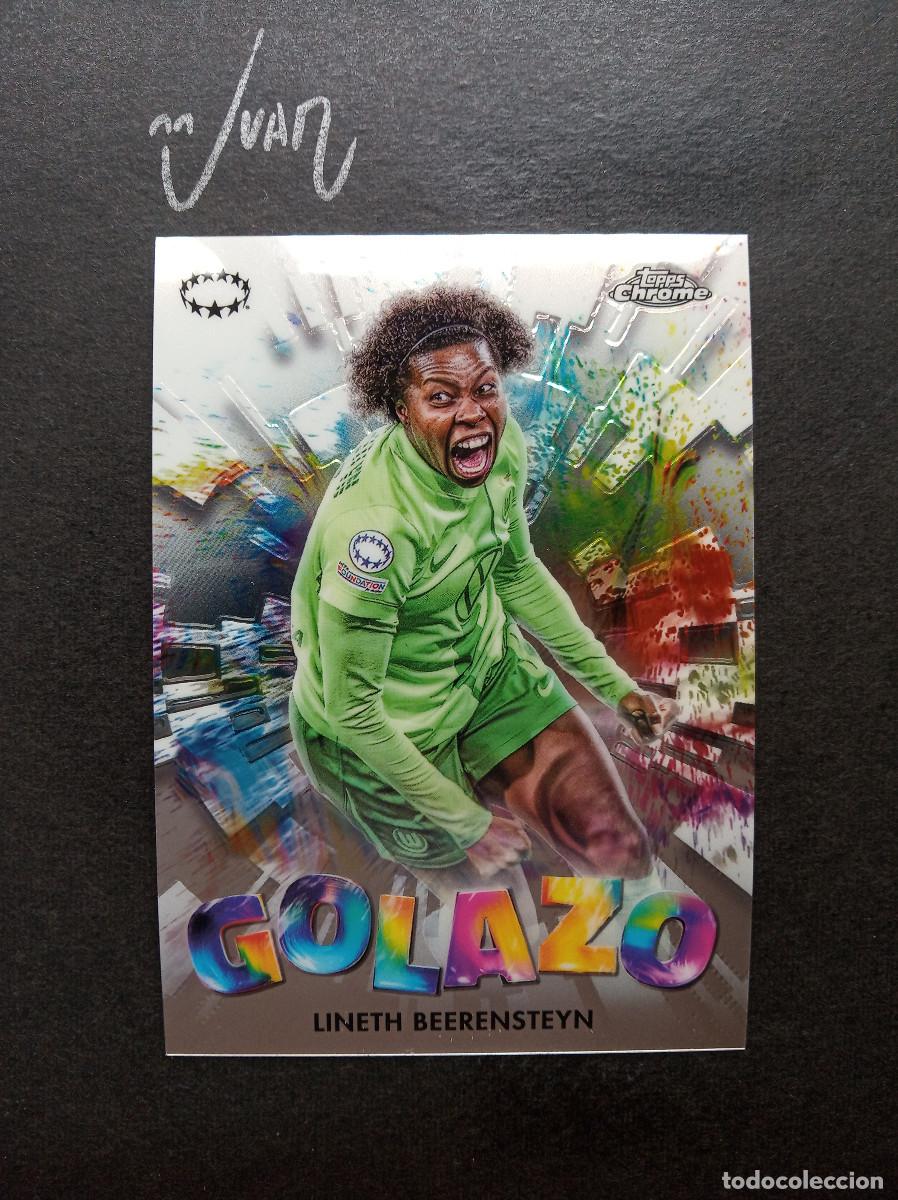 Cromos de f&uacute;tbol: G 7 GOLAZO BEERENSTEYN VFL WOLFSBURG NETHERLANDS ⚽ TOPPS &reg; CHROME WOMEN CHAMPIONS 2024 2025 24 25