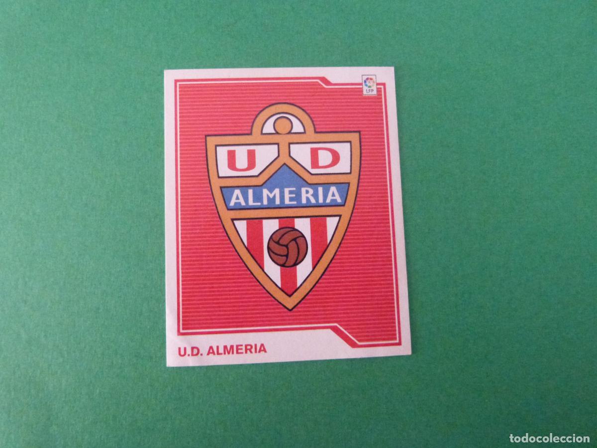 Cromos de f&uacute;tbol: CROMO DE FUTBOL ESCUDO U.D. ALMERIA SIN PEGAR LIGA ESTE 2007-2008/07-08