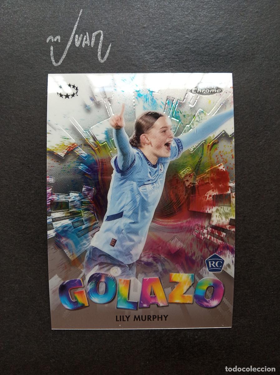 Cromos de f&uacute;tbol: G 19 GOLAZO ROOKIE LILY MURPHY MANCHESTER CITY ⚽ TOPPS &reg; CHROME WOMEN CHAMPIONS 2024 2025 24 25
