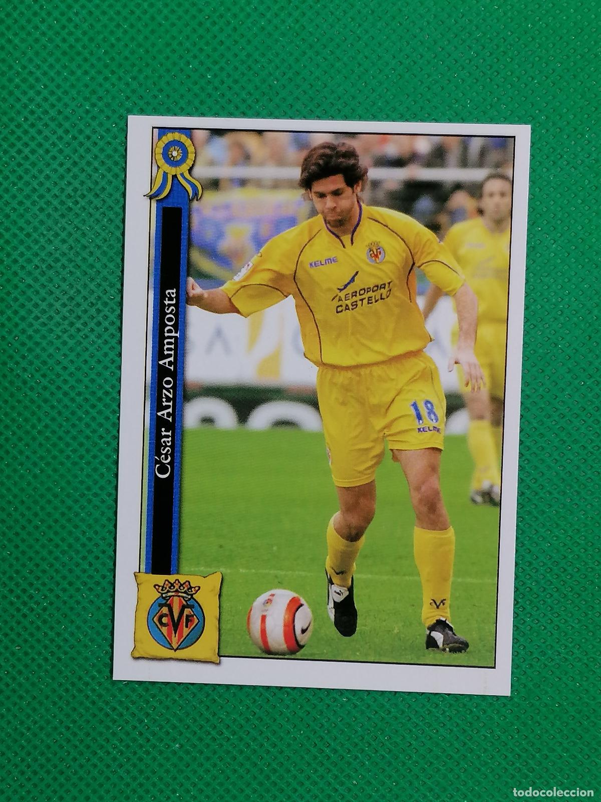 Cromos de f&uacute;tbol: 1072 ARZO VILLARREAL ⚽ MUNDICROMO LAS FICHAS DE LA LIGA 05 06 2005 2006 ⚽