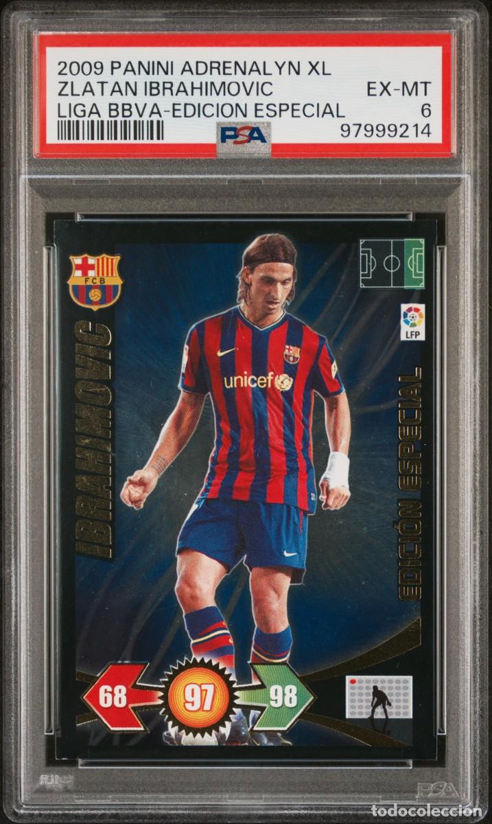 Cromos de f&uacute;tbol: Ibrahimovic FC Barcelona Panini Adrenalyn XL Edicion Especial 2009 10 PSA 6