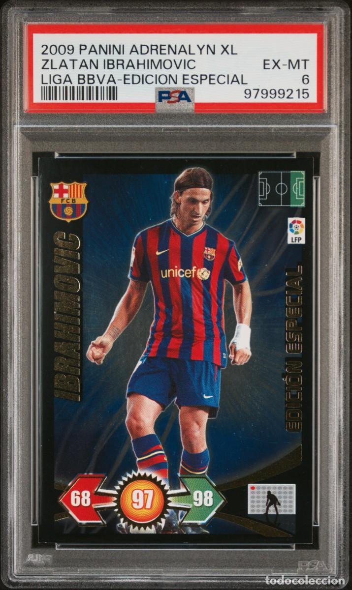 Cromos de f&uacute;tbol: Ibrahimovic FC Barcelona Panini Adrenalyn XL Edicion Especial 2009 10 PSA 6