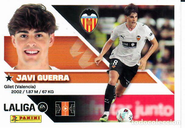 Cromos de f&uacute;tbol: CROMO PANINI LIGA ESTE 26 27 - N&ordm; 13 - JAVI GUERRA - VALENCIA