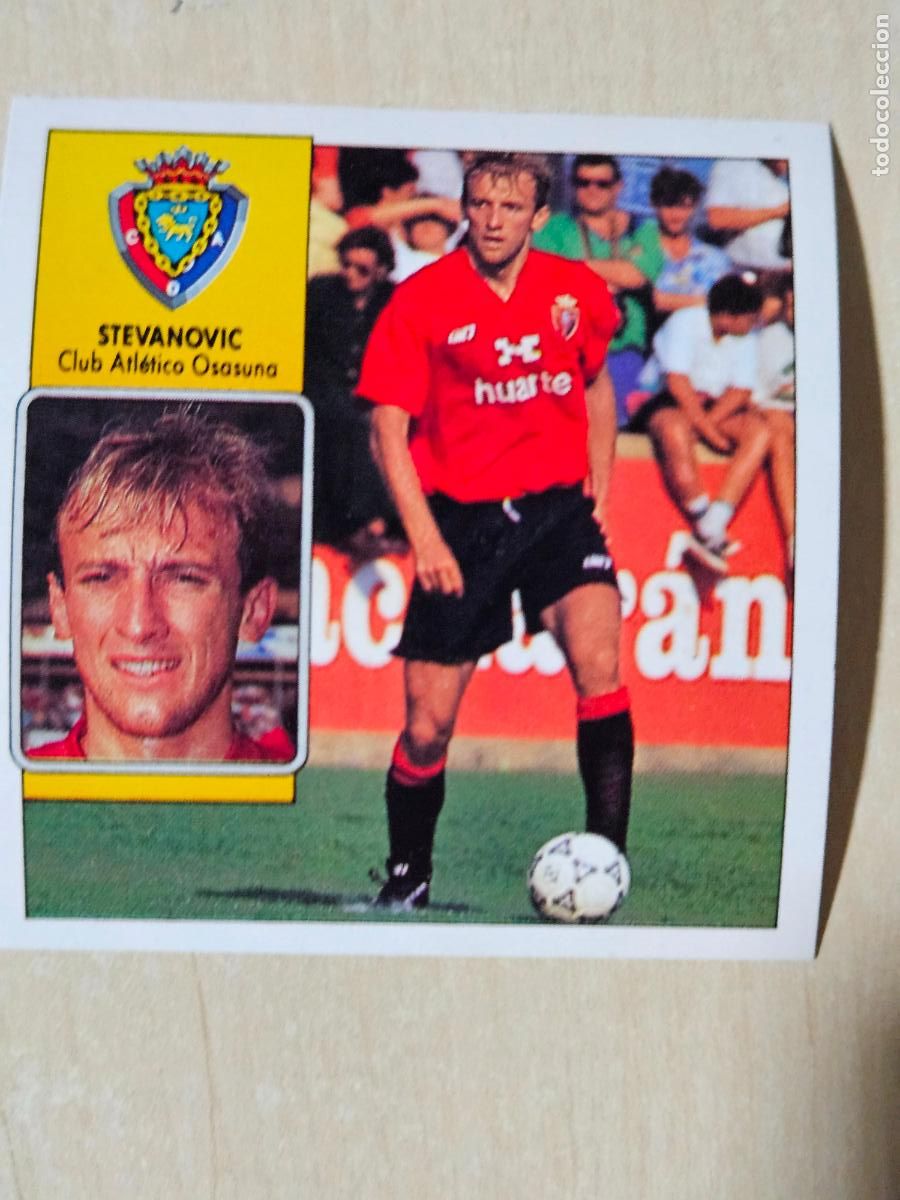 Cromos de f&uacute;tbol: ESTE 92 93 STEVANOVIC - OSASUNA - CROMO RECUPERADO