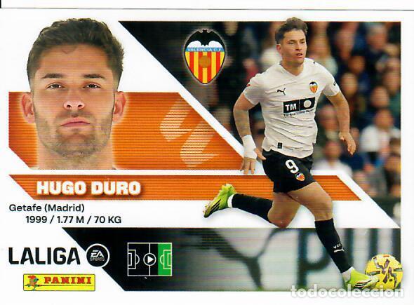 Cromos de f&uacute;tbol: CROMO PANINI LIGA ESTE 26 27 - N&ordm; 17 - HUGO DURO - VALENCIA