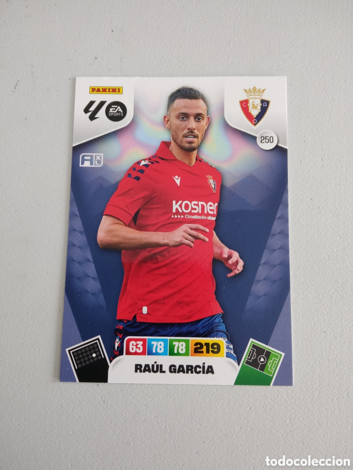 Cromos de f&uacute;tbol: 250 RAUL GARCIA OSASUNA ADRENALYN XL LIGA 2025 2026
