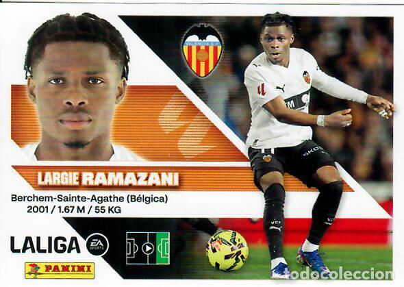 Cromos de f&uacute;tbol: CROMO PANINI LIGA ESTE 26 27 - N&ordm; 19 - RAMAZANI - VALENCIA