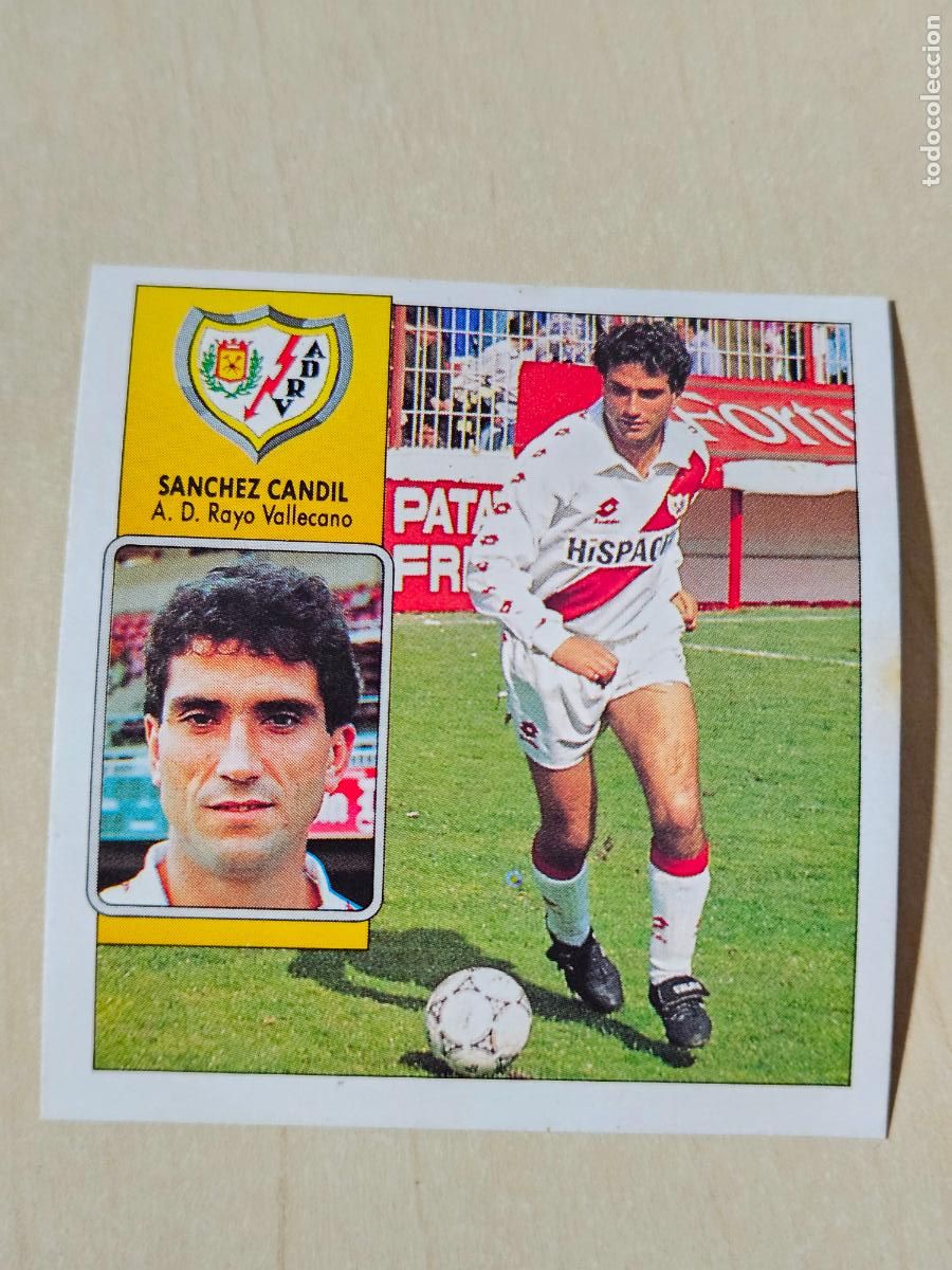 Cromos de f&uacute;tbol: ESTE 92 93 BAJA SANCHEZ CANDIL - CROMO RECUPERADO