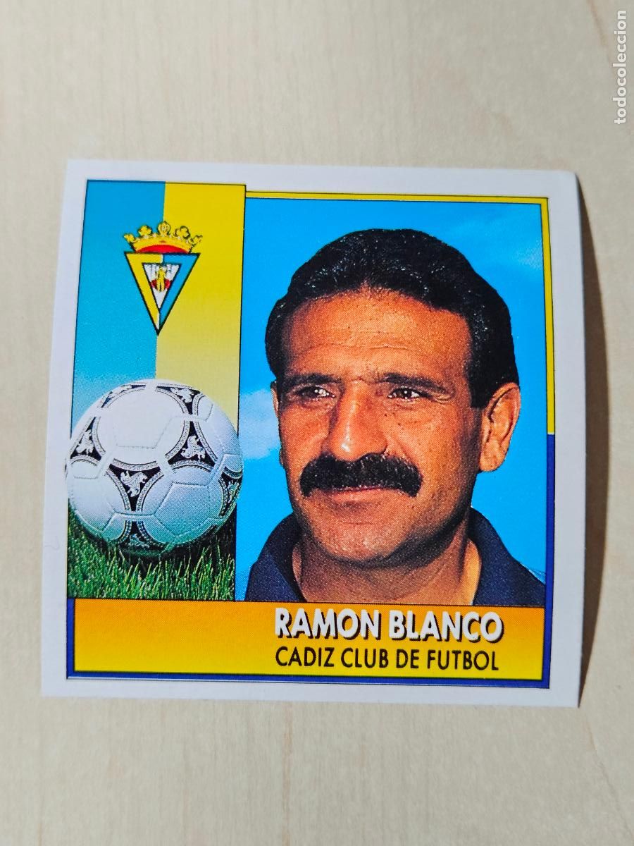 Cromos de f&uacute;tbol: ESTE 92 93 BAJA RAMON BLANCO - CROMO RECUPERADO