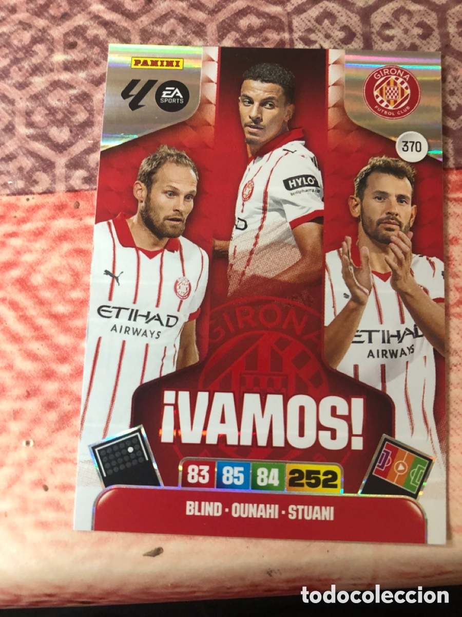 Cromos de f&uacute;tbol: Vamos numero 370 del Girona cromo adrenalyn XL 25-26 2025-2026