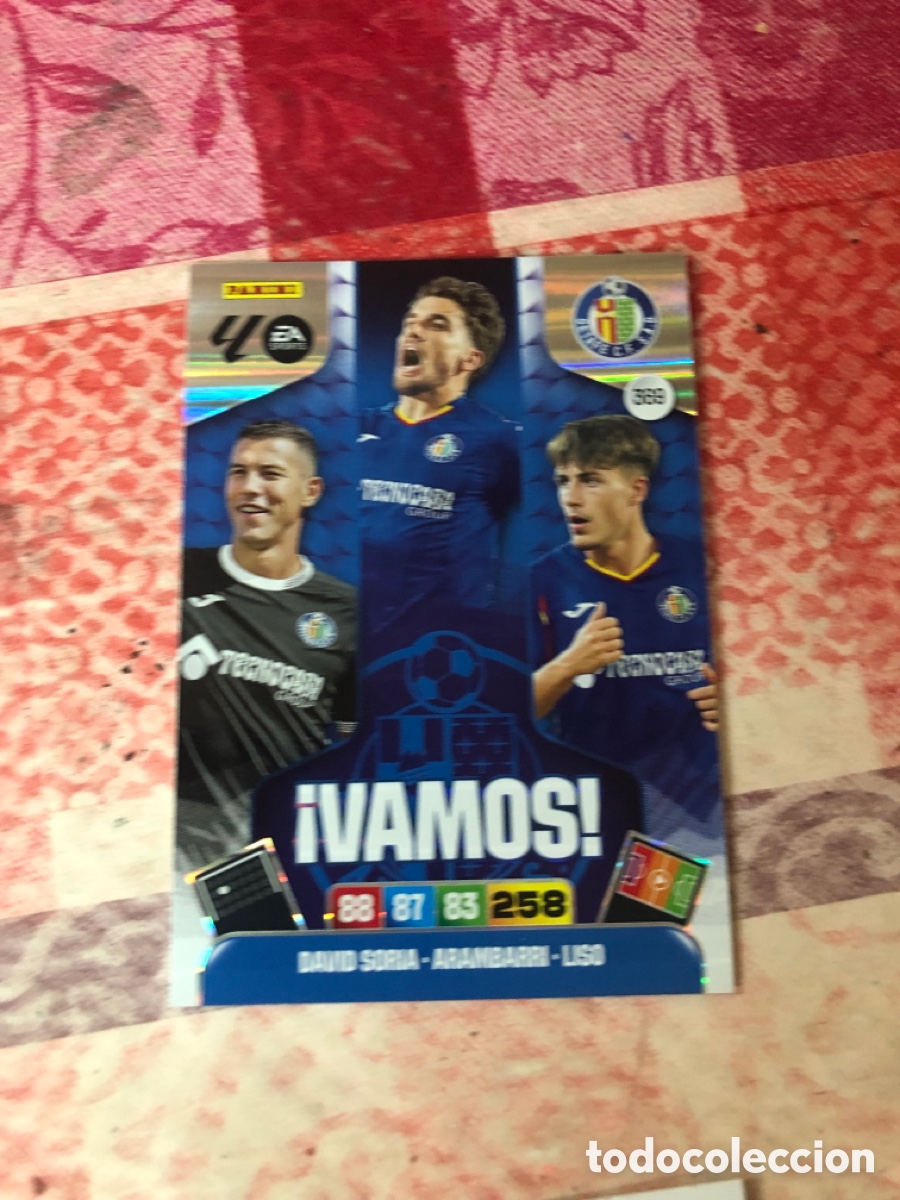 Cromos de f&uacute;tbol: CROMO DE FUTBOL NUMERO 369 GETAFE &iexcl; VAMOS ! ADRENALYN XL 2025 2026 PANINI !
