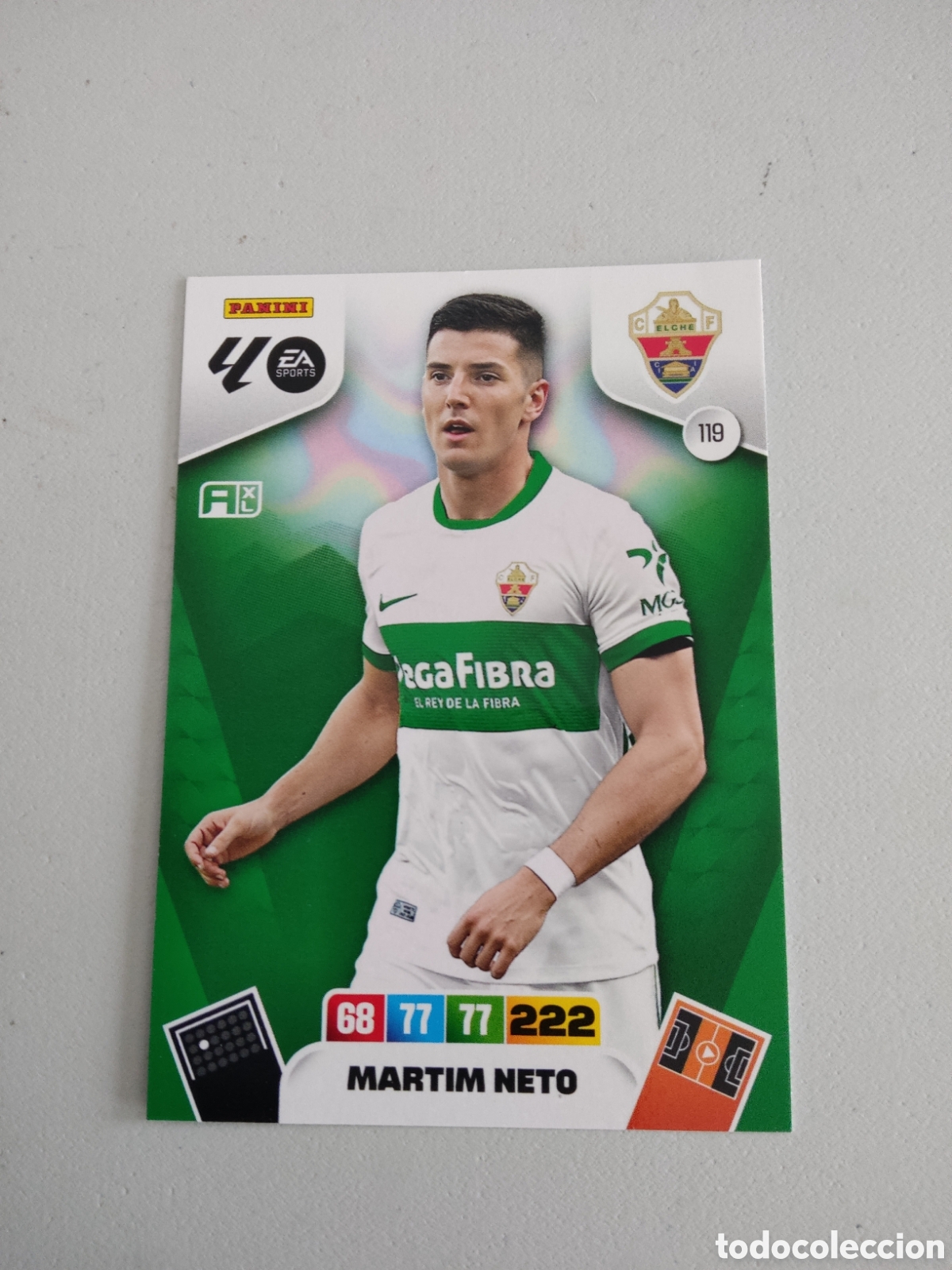 Cromos de f&uacute;tbol: 119 MARTIN NETO ELCHE ADRENALYN XL LIGA 2025 2026