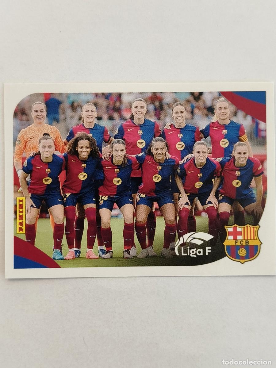Cromos de f&uacute;tbol: #43 ALINEACION (F.C. BARCELONA) LIGA F 2024/2025 PANINI